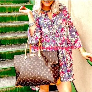 ☀️HOT☀️Louis Vuitton Monogram Tote Neverfull Shoulder bag Work bag travel bag